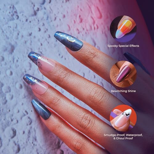 KISS Voguish Fantasy Halloween Press-On Nails - Mystery Purple Medium Oval