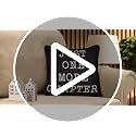 Just One More Chapter Motivational Pillow Cover 18x18 Cotton Linen