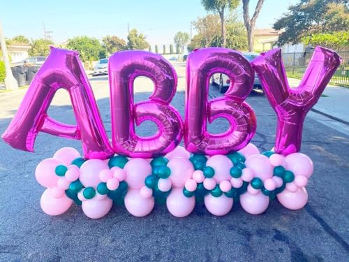 Hot Pink 40-Inch Letter Z Balloon - Foil Decoration for Parties