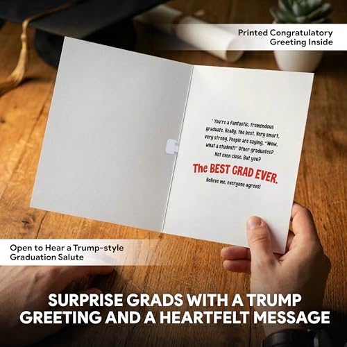 Funny Donald Trump Talking Graduation Card 2026 with Voice