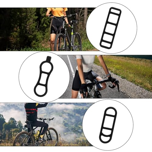 40 Pcs Bicycle Light Silicone Straps Bike Silicone Mount Band Rubber Straps Bike Light Mount Bike Flashlight Mount for Cell Phones Speaker Lights Holder Bicycle Handlebar Bicycle Light Sets(Multisize)