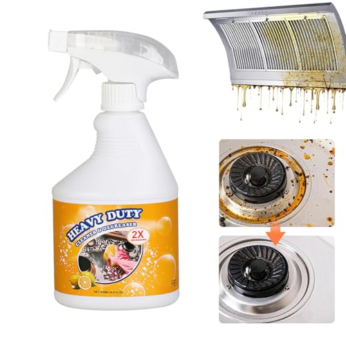 All-Purpose Kitchen Oil Stain Remover Spray - 16.9 Fl Oz Heavy Duty Cleaner