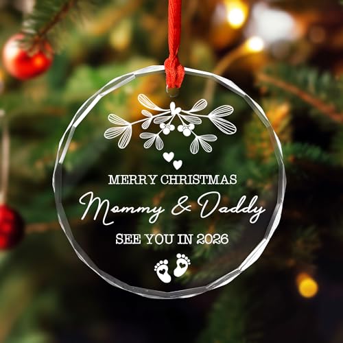 Baby Pregnancy Announcement Ornament for Expecting Parents