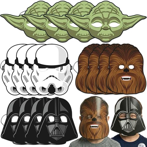 Star Wars Party Masks - Officially Licensed Birthday Decorations