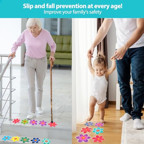 Amabro Non-Slip Bathtub Strips - 36PCS Adhesive Safety Stickers