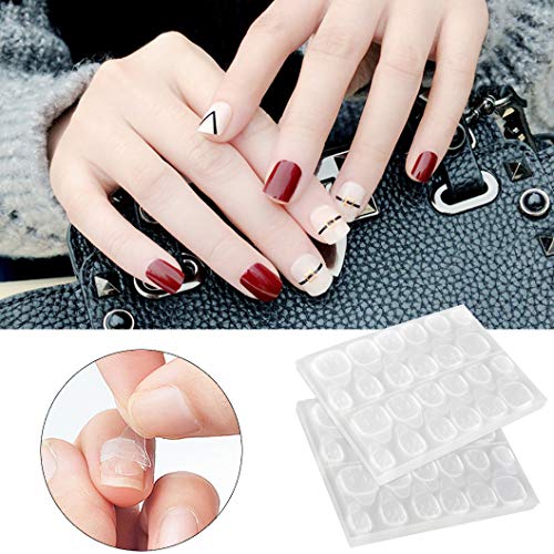 Wobe Nail Adhesive Tabs Jelly Glue Sticker for Press On Nails 600pcs