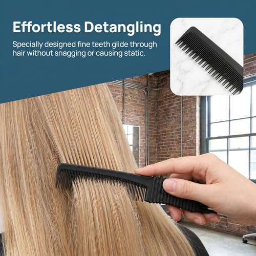 Milisten Rat Tail Comb Anti-Static Fine Tooth Hair Styling Tool