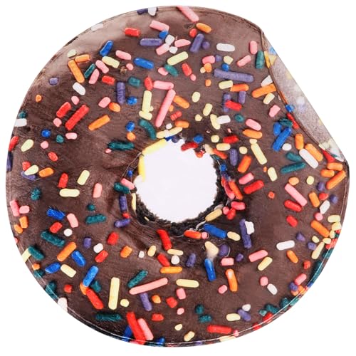 SeaRoomy 71in Chocolate Donut Blanket - Funny Food Throw Blanket for Adults