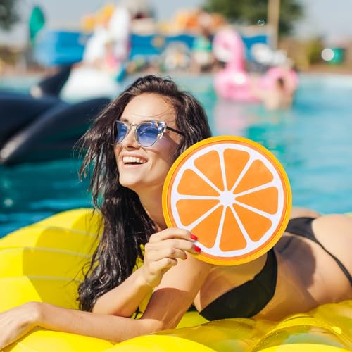 CroBlissful 6-Piece Foldable Fruit Fans - Colorful Handheld Accessories