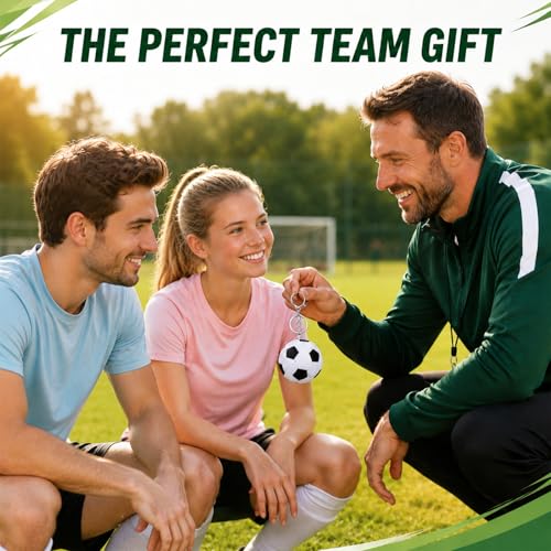 Plush Soccer Ball Keychain - Soft 7cm Football Backpack Charm (3 Pack)
