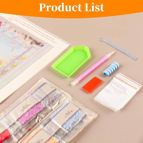 Cherry Diamond Art Kit - 5D Full Drill Painting for Home Decor