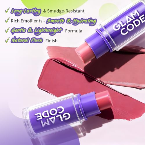 Glam Code Multi-Use Cream Blush Stick for Cheeks, Lips & Eyes - 03