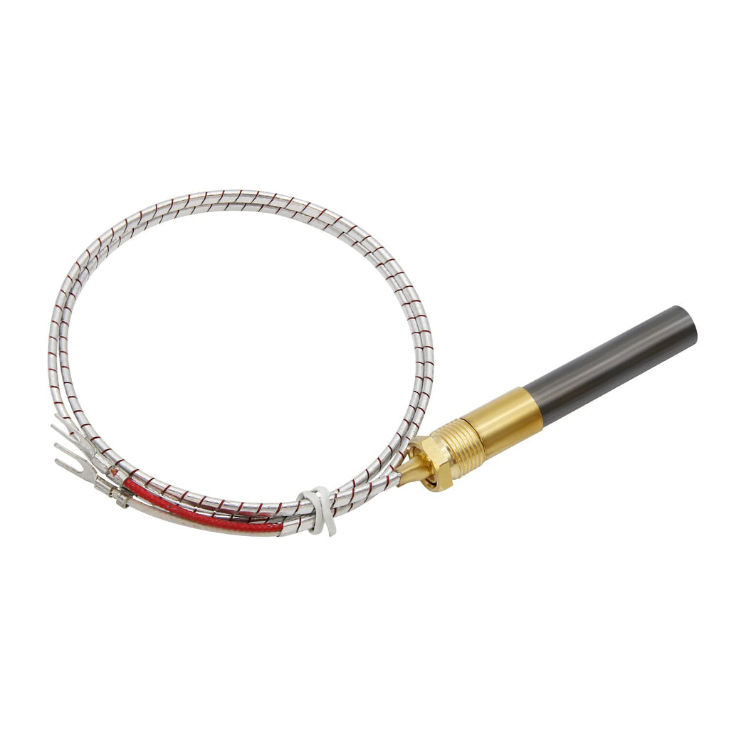 Poagavgs 24" Thermopile Generates Q313A 750 Millivolt Thermopile Assemblies Replacement for Gas Fryer Fireplace Gas Water Heater