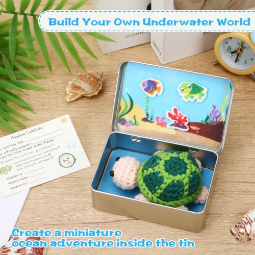 Little Pocket Turtle Miniature Sea Turtle Tin Gift Set