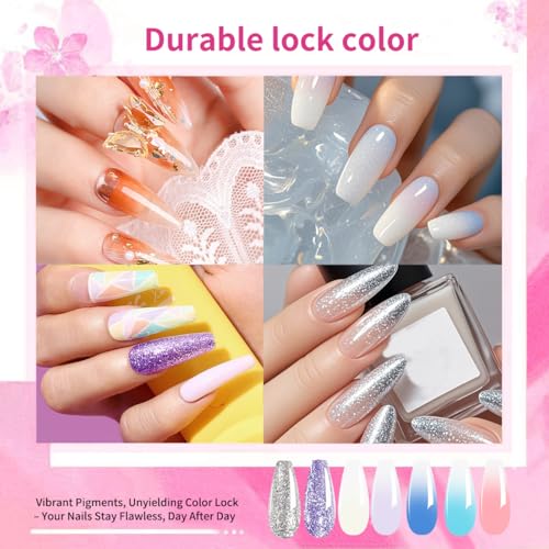 Finger Secret 3-Color Ombre Gel Nail Polish Set for Gradient Art