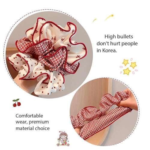 Oversized Puffy Hair Scrunchies Jumbo Elastic Hair Ties for Thick Hair
