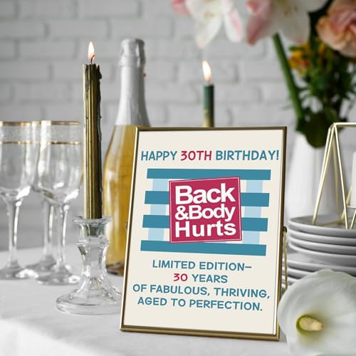 Funny 30th Birthday Card for Him & Her - Unique Gift