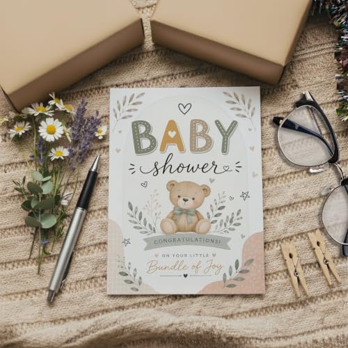 Baby Shower Congratulations Card - Heartfelt Message for Mum-to-Be