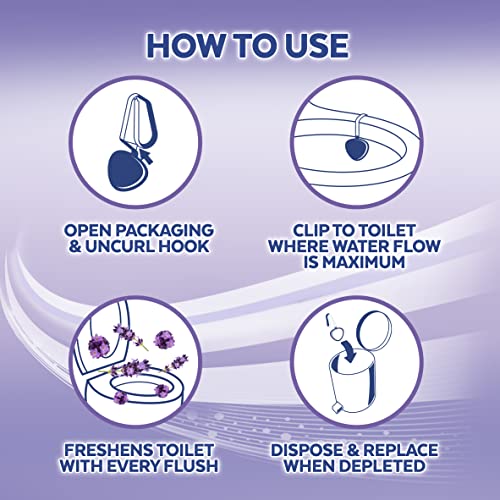Lysol Automatic Toilet Bowl Cleaner 2ct - Lavender Fields Scent
