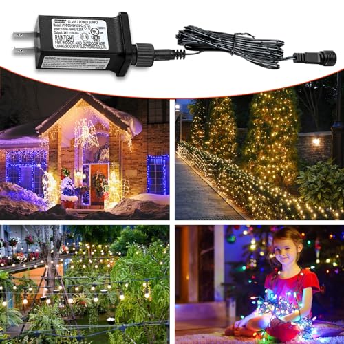 24V 0.25A LED Power Supply with Extension Cord for Holiday Lighting