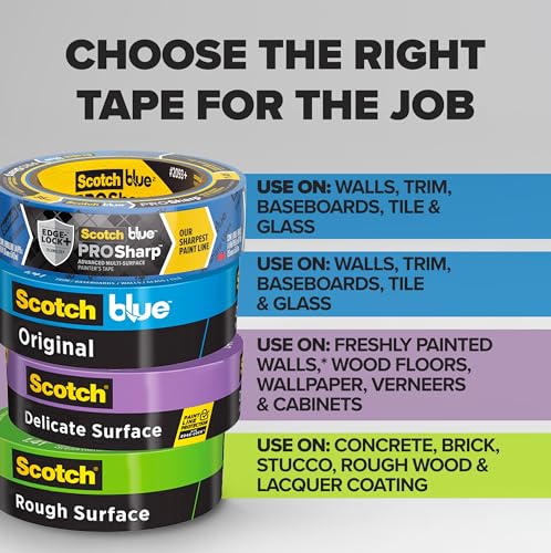 Scotch Delicate Surface Painter's Tape - 1 Inch Wide, 60 Yards