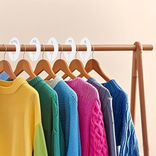 10-Pack Closet Dividers for Hanging Clothes - Mioule Organizational Set