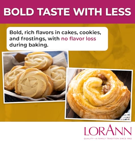 LorAnn Oils Butter Vanilla Emulsion - Gluten-Free Flavoring for Baking, 128 Fl Oz
