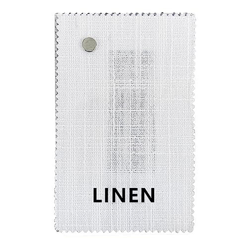 Macochico Linen Blend Curtain Fabric Swatch Sample Book