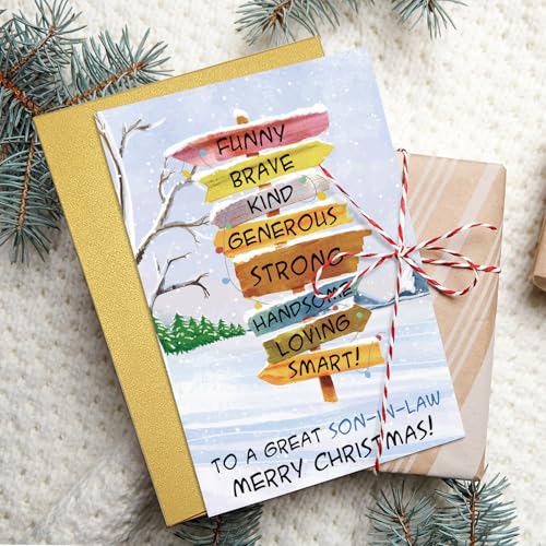 Funny Christmas Card for Son-in-Law - Supoeguk Holiday Greeting