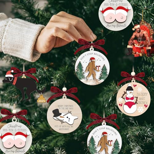 Funny Labrador Christmas Ornament - Handcrafted Dog Tree Decor