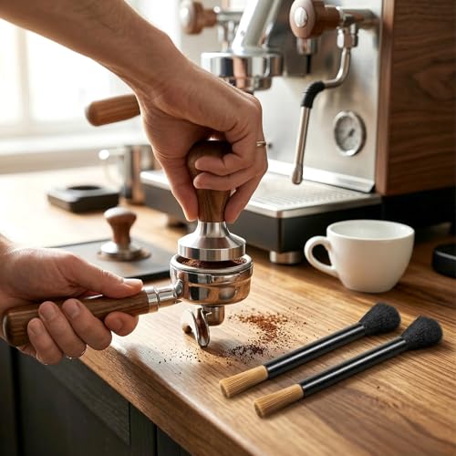 Dual-Head Coffee Grinder Cleaning Brush - 2 Pack