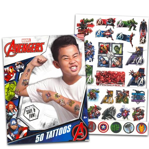 Avengers Dinnerware Set for Kids, Toddlers - 3 Pc Kitchen Accessories Bundle with Avengers Dinner Plate, Cup, Stickers, More | Avengers Flatware Set