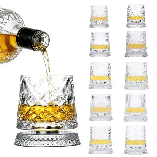 360° Rotating Whiskey Glass - Unique Sword Gift for Men & Dad