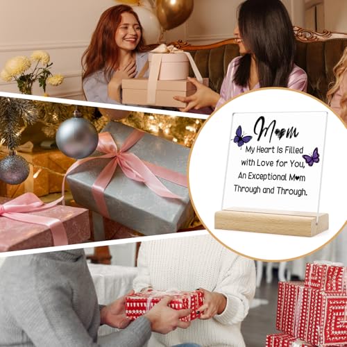Unique Acrylic Plaque Gift for Mom - Appreciation Desk Decor