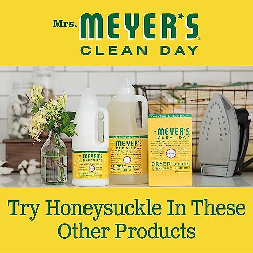 Mrs. Meyer’s Honeysuckle Dish Soap Refill 64oz - Plant-Based, Cruelty-Free