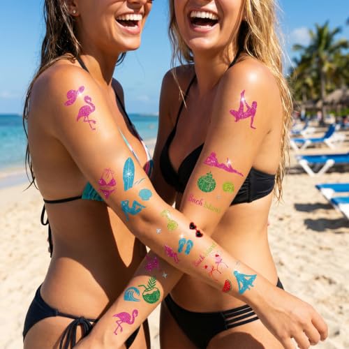 Gameza Island Bachelorette Temporary Tattoos - 200+ Party Favors & Supplies