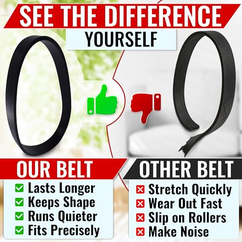 Vacuum Cleaner Belts 4-Pack for Bissell 2190, 2191, 1797 | Easy Install