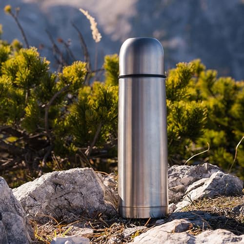 12oz Insulated Stainless Steel Thermal Bottle with Cup - Leak-Proof Travel Flask for Hot & Cold Drinks