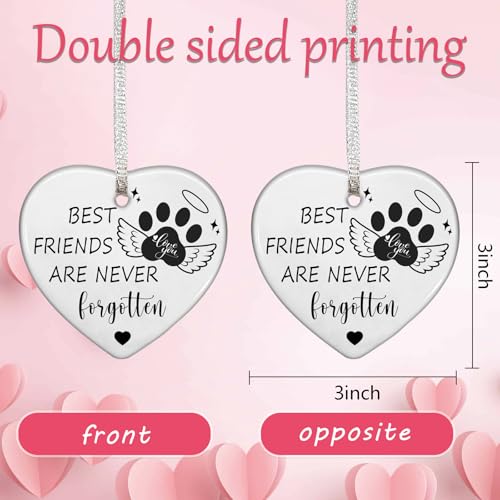 Personalized Dog Christmas Ornament 2025 - Best Friends Never Forgotten
