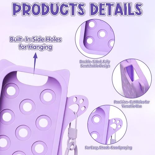 Silicone Case for Touchland Hand Sanitizer Cat Keychain 2-Pack
