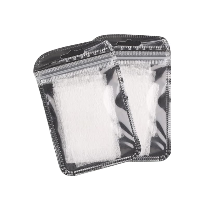 GANPUB 20Pcs Fiberglass Nail Extension Kit with Shape Clips for Repair
