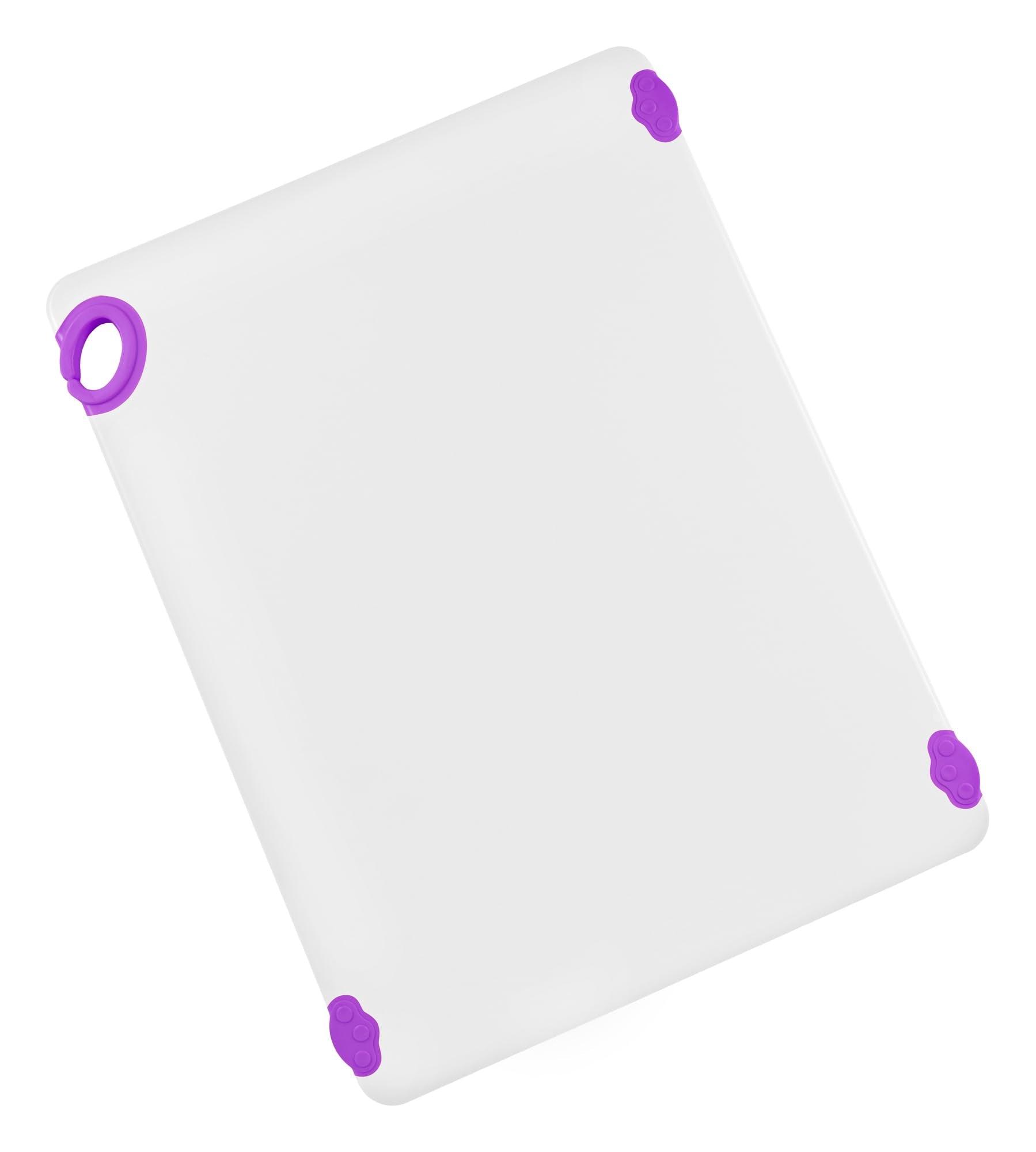 Winco Non-Slip Cutting Board with Hook, 18" x 24" x 1/2", Purple