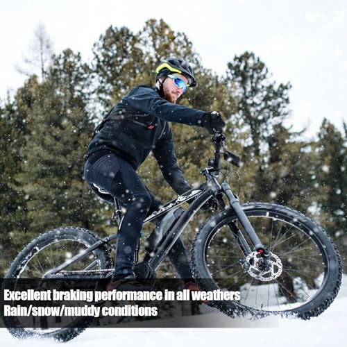 4 Pairs Bike Brake Pads, Excellent Performance Mountain Bike Disk Brake Pads Replacement Compatible with Giant DA6 DA7 DA8, for Formula The One ORO K18 K24