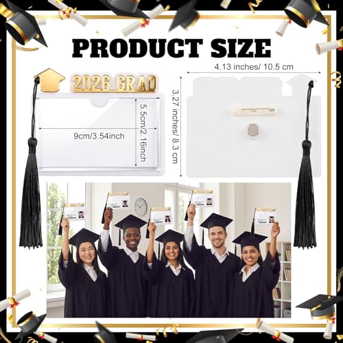 2026 Graduation Mini Frame with Magnetic Holder & Tassel