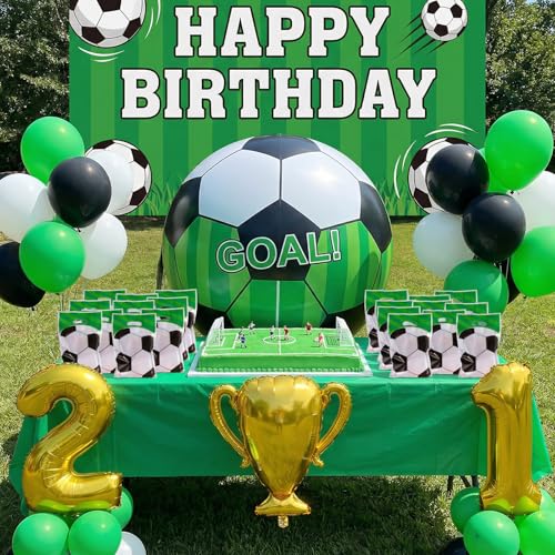 40 Soccer Party Favor Bags - Football Gift Bags for Kids