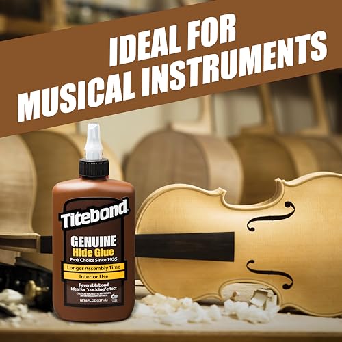 Titebond Liquid Hide Glue, 8-Ounce #5013 for Woodworking & Restoration