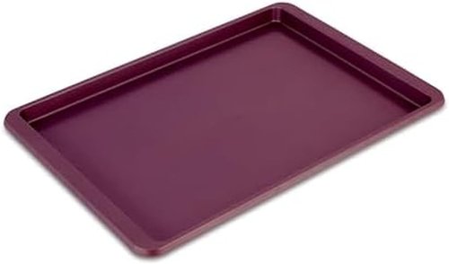 KitchenAid Nonstick Aluminized Steel Baking Sheet - 13x18in, Beetroot Color for Perfect Baking