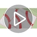 Breling Baseball Themed Throw Pillow Covers - 18x18 Inch Plush Set