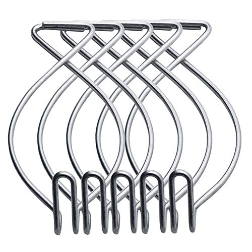 50-Piece Ceiling Hook Clips for Drop Ceiling Grids - Spring Steel Hangers