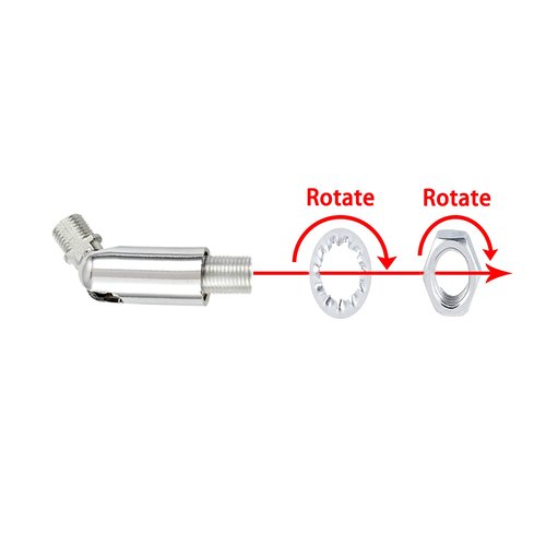 KLOSM Threaded Extension Rod with Sloped Ceiling Adapter Kits for Pendant Light, Island Lighting, Polished Chrome Finish, Set of 5